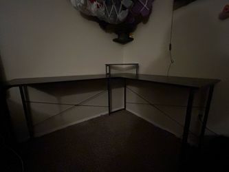 Desk and office chair