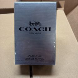 Coach New York Platinum Eau De Parfum 100 ML 3.3 Fl Oz
