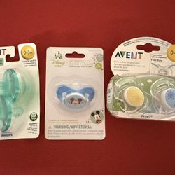 Baby Item Lot - Pacifier And Diaper Genie 