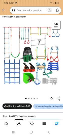 Ninja warrior tree course