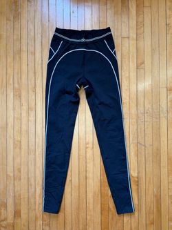 Alo Yoga Airbrush High-Waist 7/8 Heart Throb Legging Black/White Sz. S