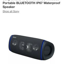 Sony Bluetooth Speaker Large