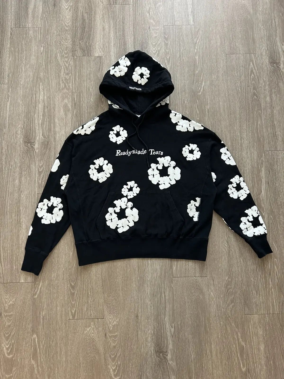 Denim Tear X ReadyMade Black/White Hoodie