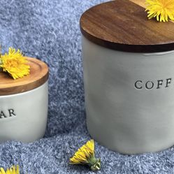 Coffee and Sugar Jars 