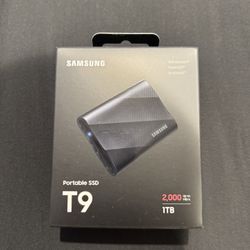 New Samsung T9 Portable SSD 1TB External SSD. Black. Shoot Me Offer!