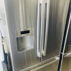 Stainless Steel Bosch French Door Refrigerator 