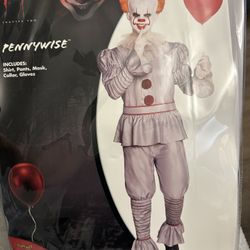 Pennywise Costume Adult Small