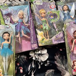 Disney Princess Tinker bell Set Collectible dolls. Dolls. New. Princess’s 