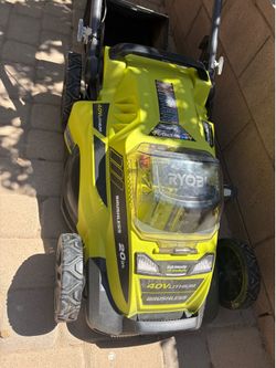 Ryobi Lawnmower Cordless 40 Volts Brushless