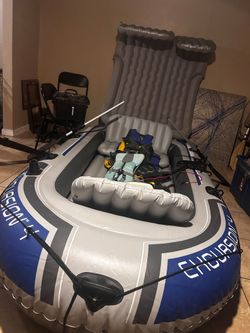 Excursion 4 inflatable fishing boat