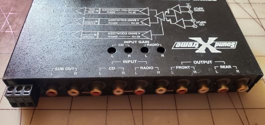 sound xtreme parametric crossover equalizer ST-EQ-142