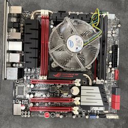 ASUS Rampage IV Gene + Intel Core i7-3960X CPU + 4GB RAM + I/O Shield –X79 combo