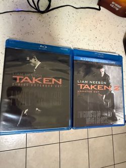 Taken 1 & 2 Blu-ray Set Liam Neeson