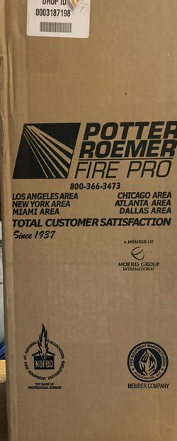 Potter Roemer 9752 Steel Fire Extinguisher Cabinet