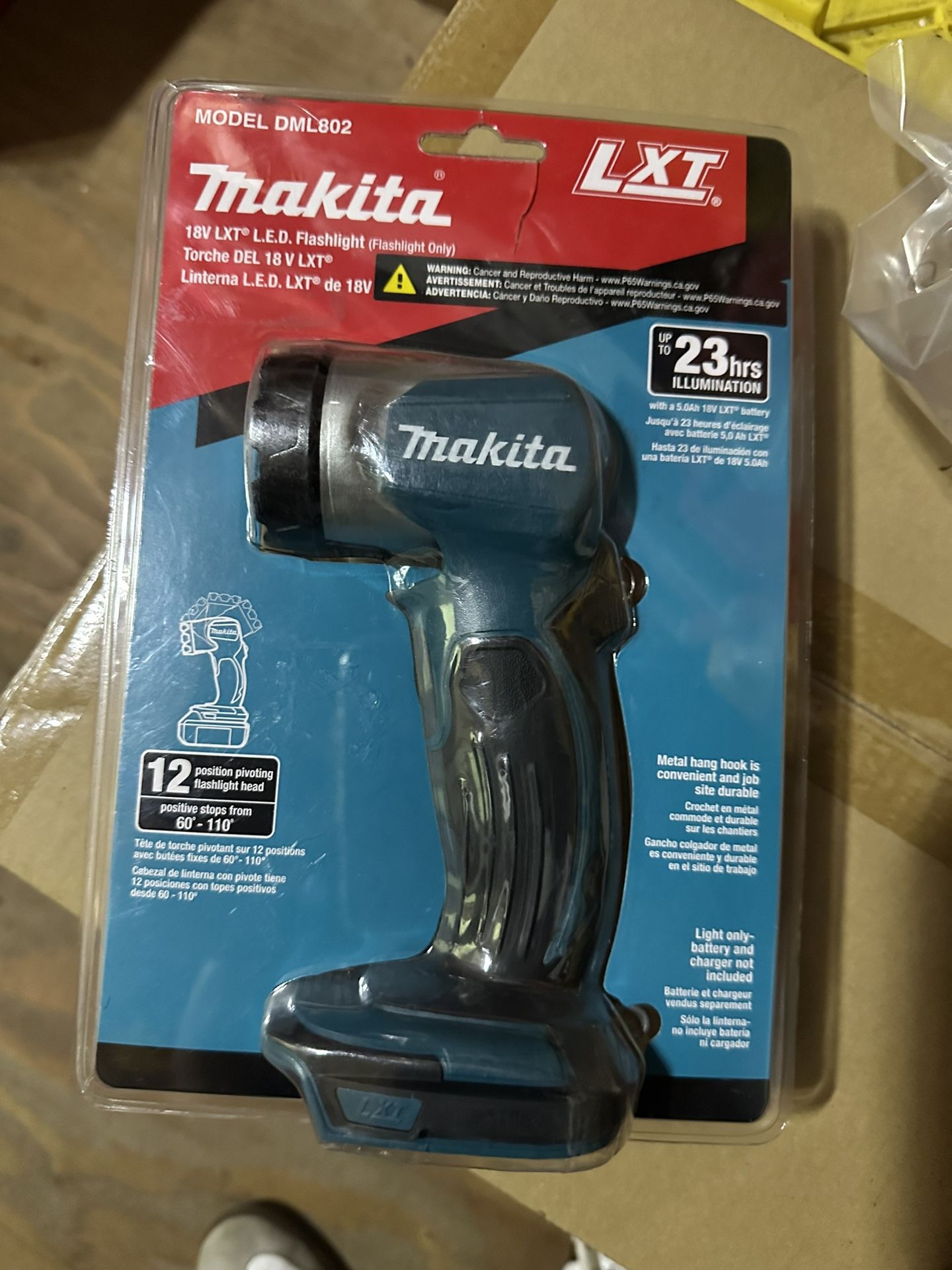 Makita Lamp (tool Only) $$35