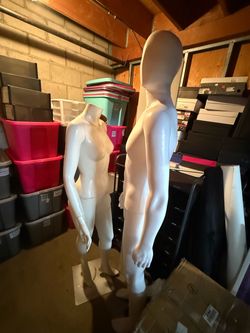 mannequins and dress form