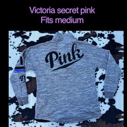 Victoria Secret Pink Pull Over Sweatshirt 