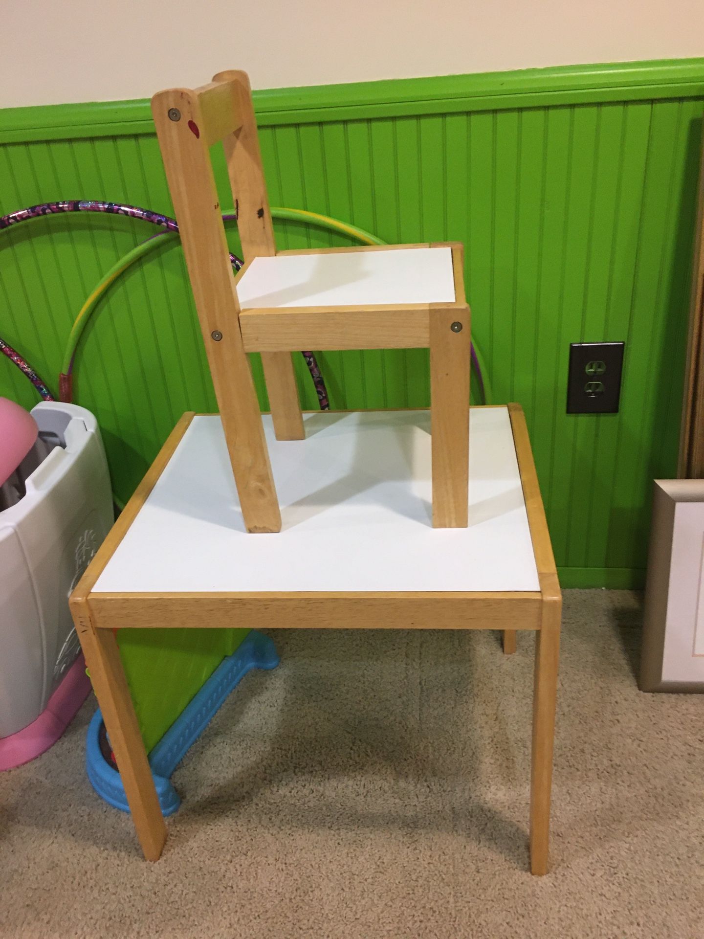 Child’s table and chair set