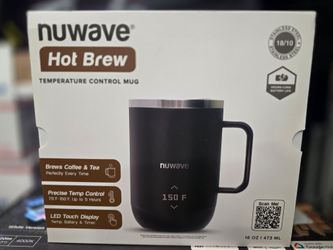 Nuwave Hot Brew Temperature Control Mug - 16oz Capacity - Brand New In Box