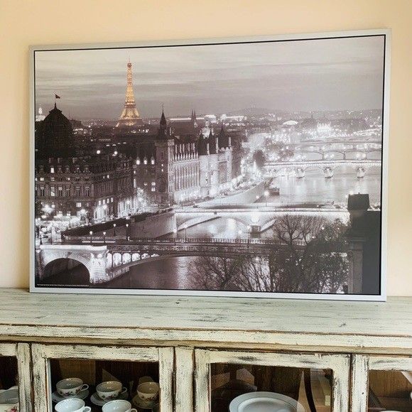 IKEA Paris Eiffel Tower Cityscape Wall Art