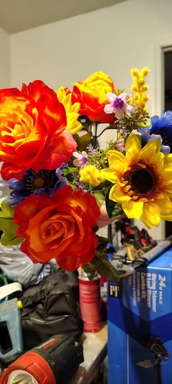 Silk flowers