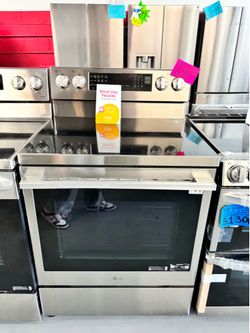 Lg electric stove (new )