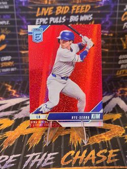 2026 Donruss Elite Hye-Seong Kim #2 Status Sparkle /299 Dodgers 227/299