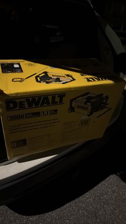 Dewalt 3000 psi power washer