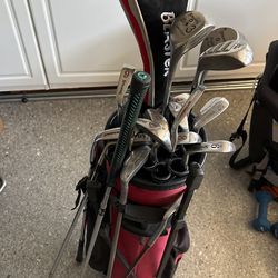 Full Golf Set Bag And Clubs
