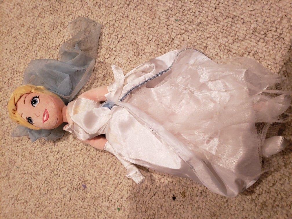 Wedding princess Cinderella and other doll