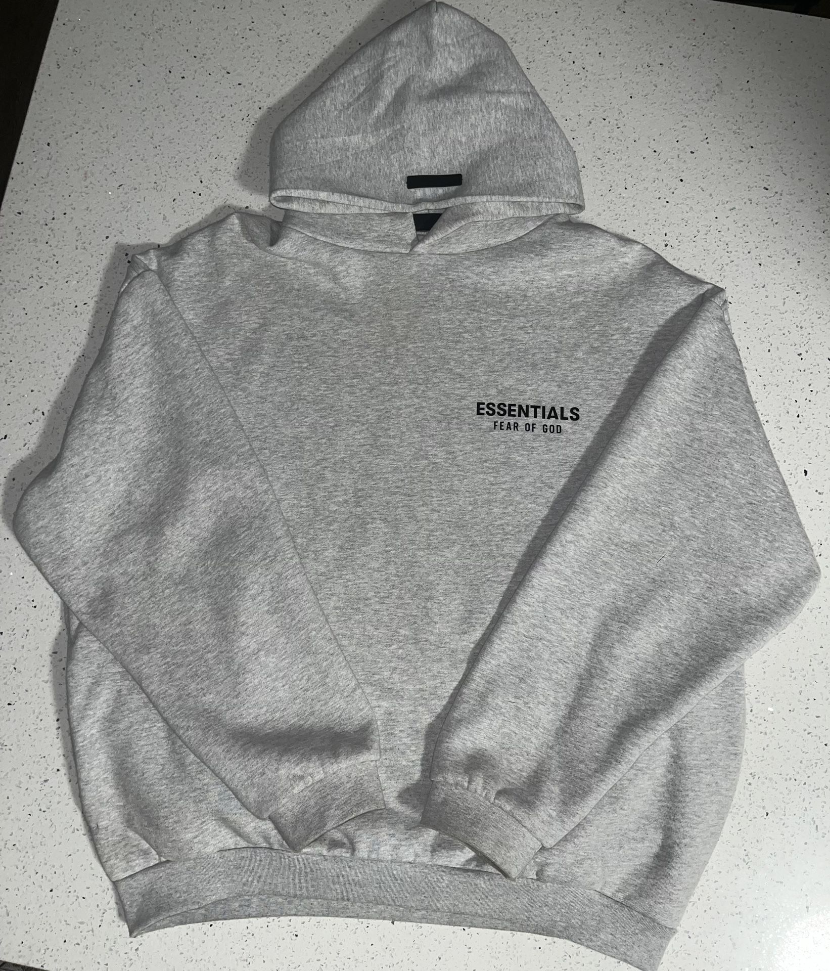 Fear of God Essentials Fleece Hoodie II 'Light Heather Grey