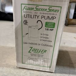 Zoeller Floor Sucker Pump 1/6 Hp Utility Pump 42