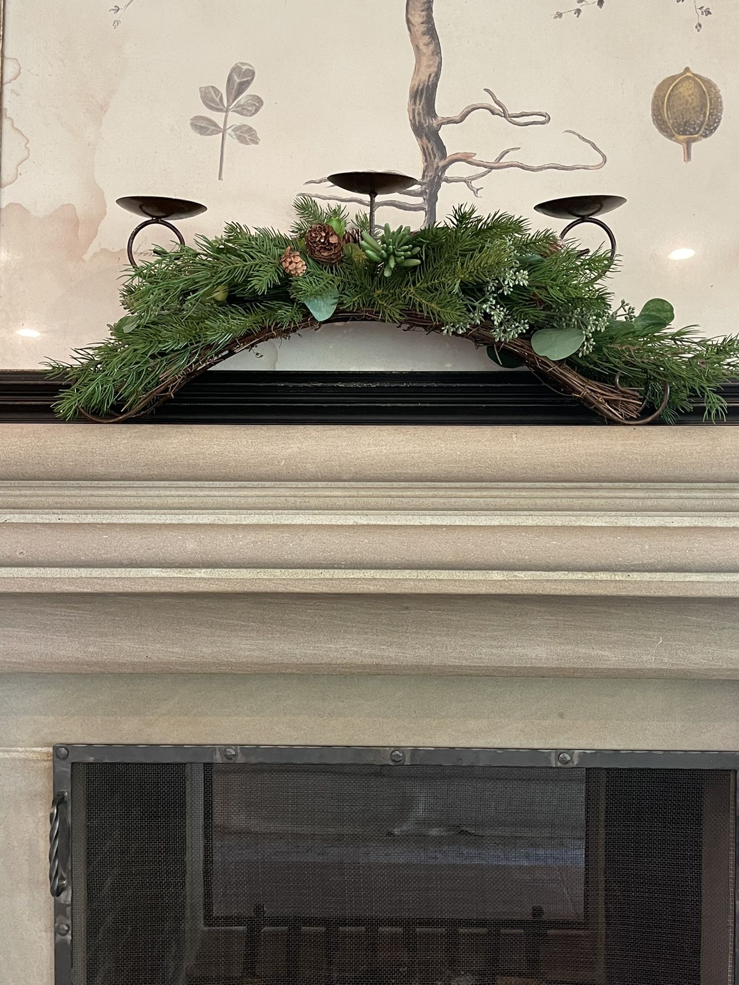 Holiday Candelabra Decoration