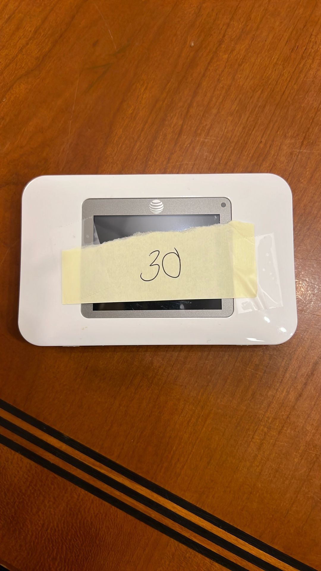 Netgear mobile hotspot, specifically identified as an AT&T Unite (AC770S) or a similar model.*