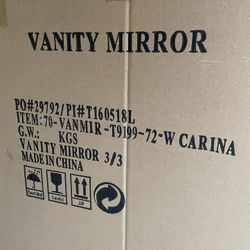 72 Inch Wide Vanity Mirror 