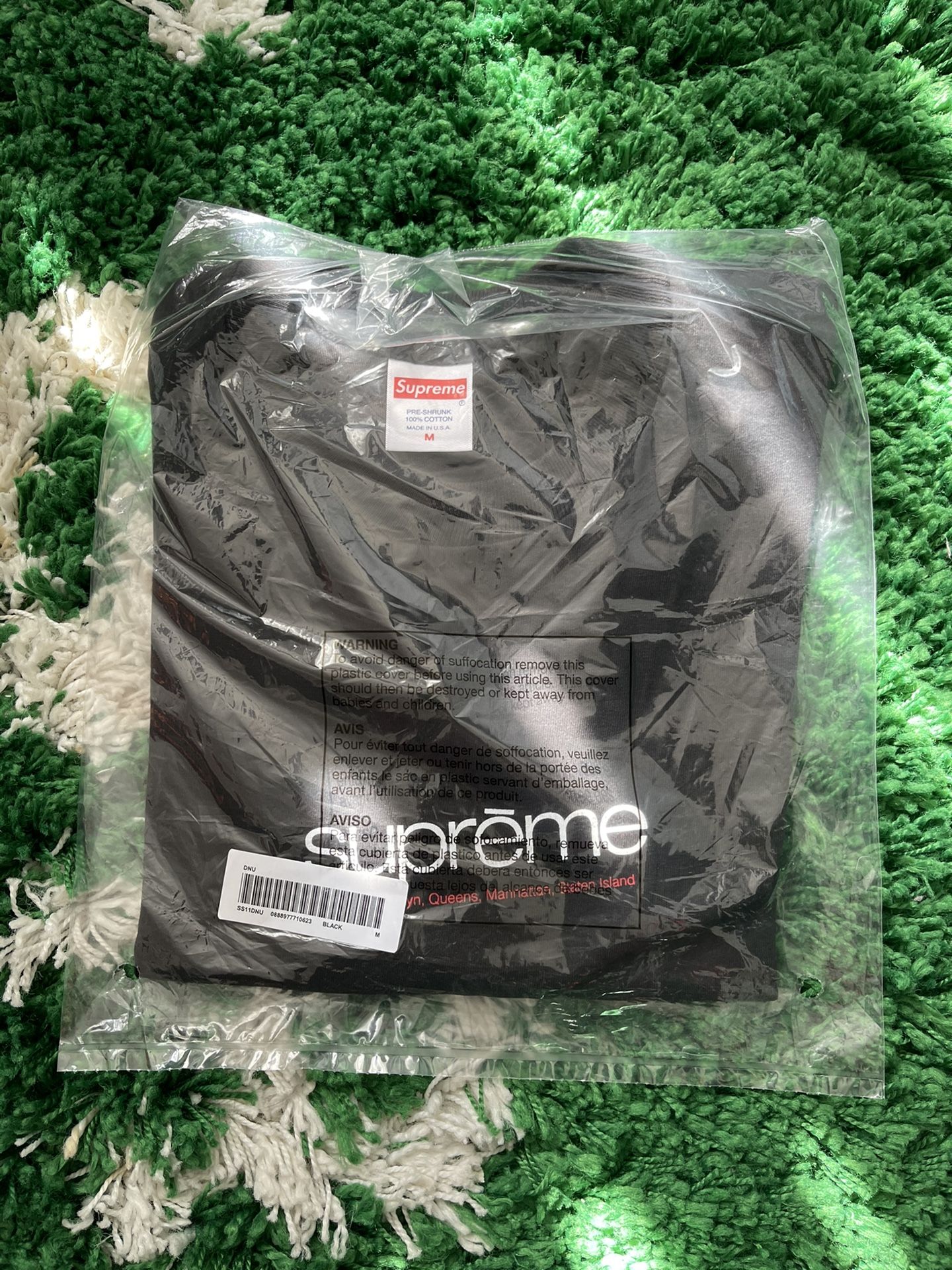 Supreme five boroughs T-shirt black