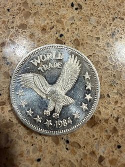 1984 World Trade Silver Oz 
