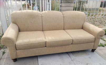 Beige sofa