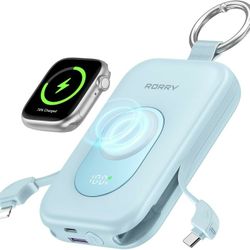 RORRY CharmGo Portable Charger, 20000mAh 30W PD Portable Charger Power Bank Fast Charging