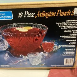 Vintage Punch bowl Set