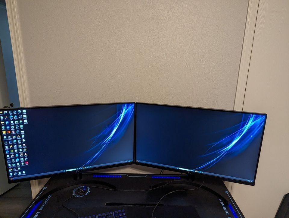 Two 32 Inch 2k IPS monitors