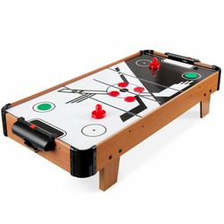 Tabletop Air Hockey Game Table w/ 2 Blower Fans, 2 Pucks, 2 Strikers - 43in

