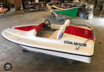 EXHILARATOR 10 FT MINI POWERBOAT with TRAILER