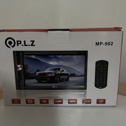 P.L.Z MP-902 Double Din Car Stereo – Brand New in Box