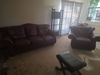 Sofa and chair