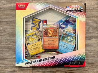 Pokémon Prismatic Evolutions - 3X Sealed Booster Packs And 3X Promos