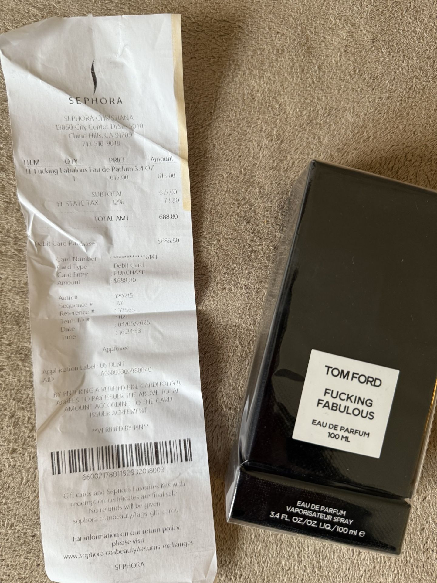 BRAND NEW TOM FORD COLOGNE