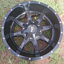 Moto Metal Rims With 6x5.5 Adapters 