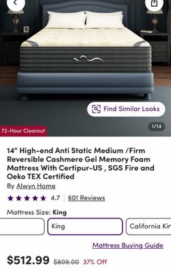 King Mattress Brand New Open Box