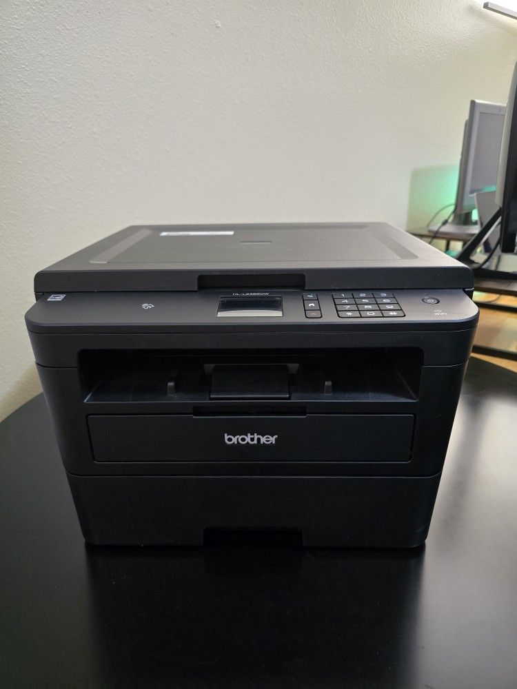 Brother Wireless Monochrome Laser Printer, HLL2395DW, Flatbed Copy & Scan, Wireless Printing, NFC